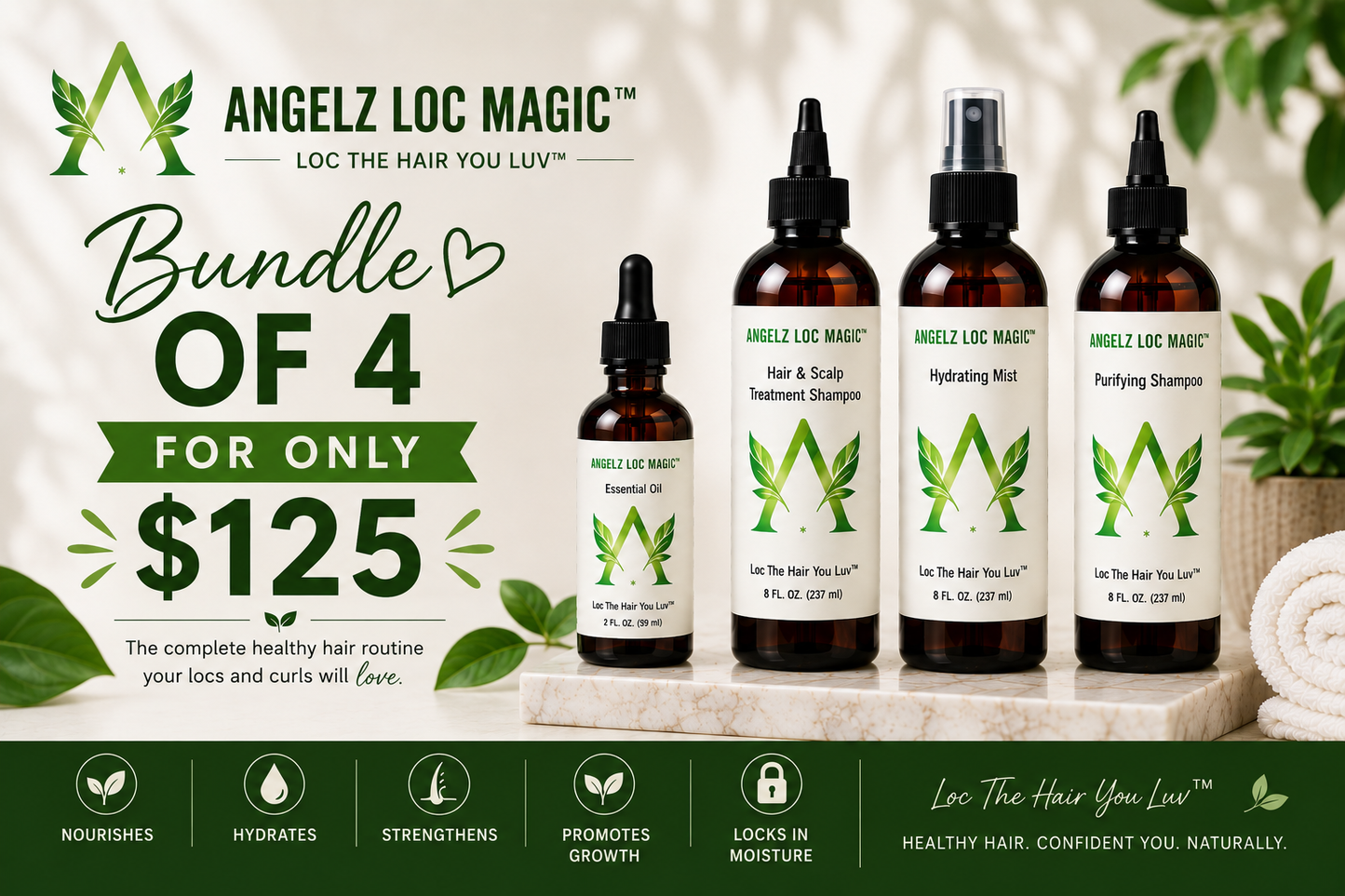 Angelz Loc Magic™ Complete Bundle of 4