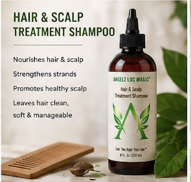 Angelz Loc Magic Hair and Scalp Treatment Shampoo