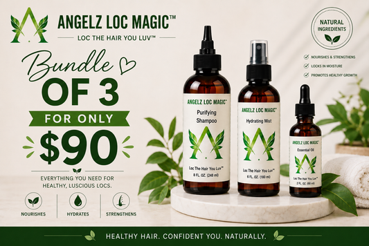 Angelz Loc Magic™ Complete Bundle of 3 (Purifying Shampoo)